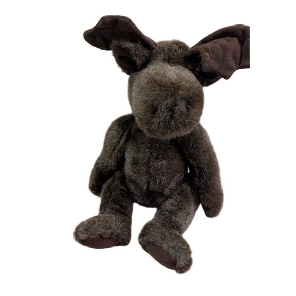 Russ Berrie Wildwood Brown Plush Moose Stuffed Animal With Floppy Ears 15" - Picture 2 of 9